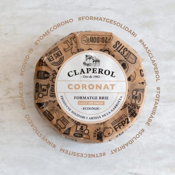 formatge CORONAT tipus brie de vaca- 350 gr