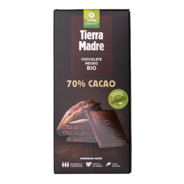 Xocolata en rajola, 70%, 100g, ref. 10225646