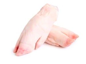 Porc Peus crus 0,5 Kg tallats 1/2